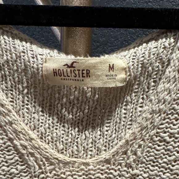 Hollister Fringe Knit Sweater – Size Medium - Picture 2 of 8